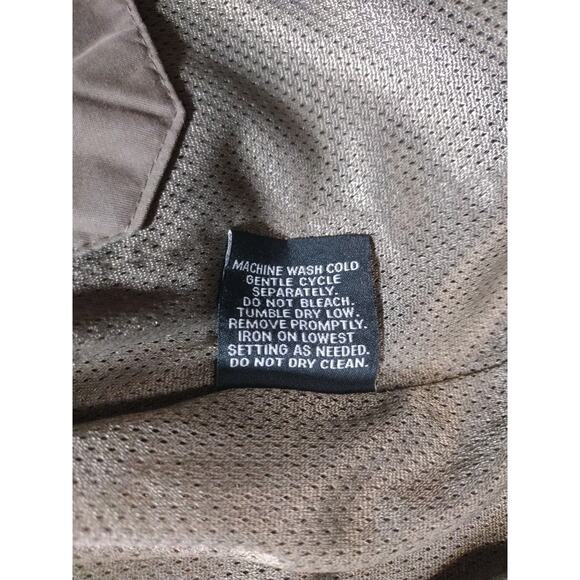 London Fog Mens Jacket Full Zip Long Sleeves Light Gray Inside Pockets Size M - Picture 10 of 15